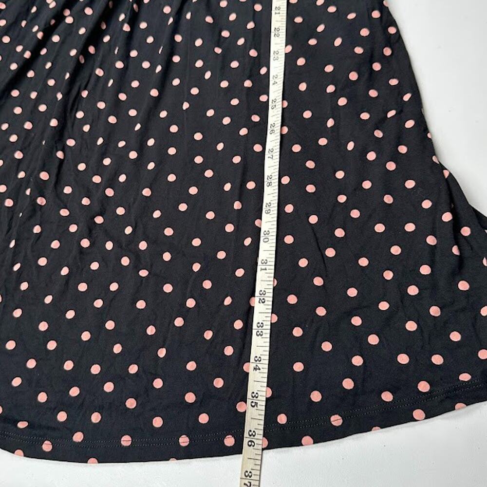 Boden Dress Womens 4P Black Pink Polka Dot Amelia Jersey Knit Preppy Career - Picture 10 of 12